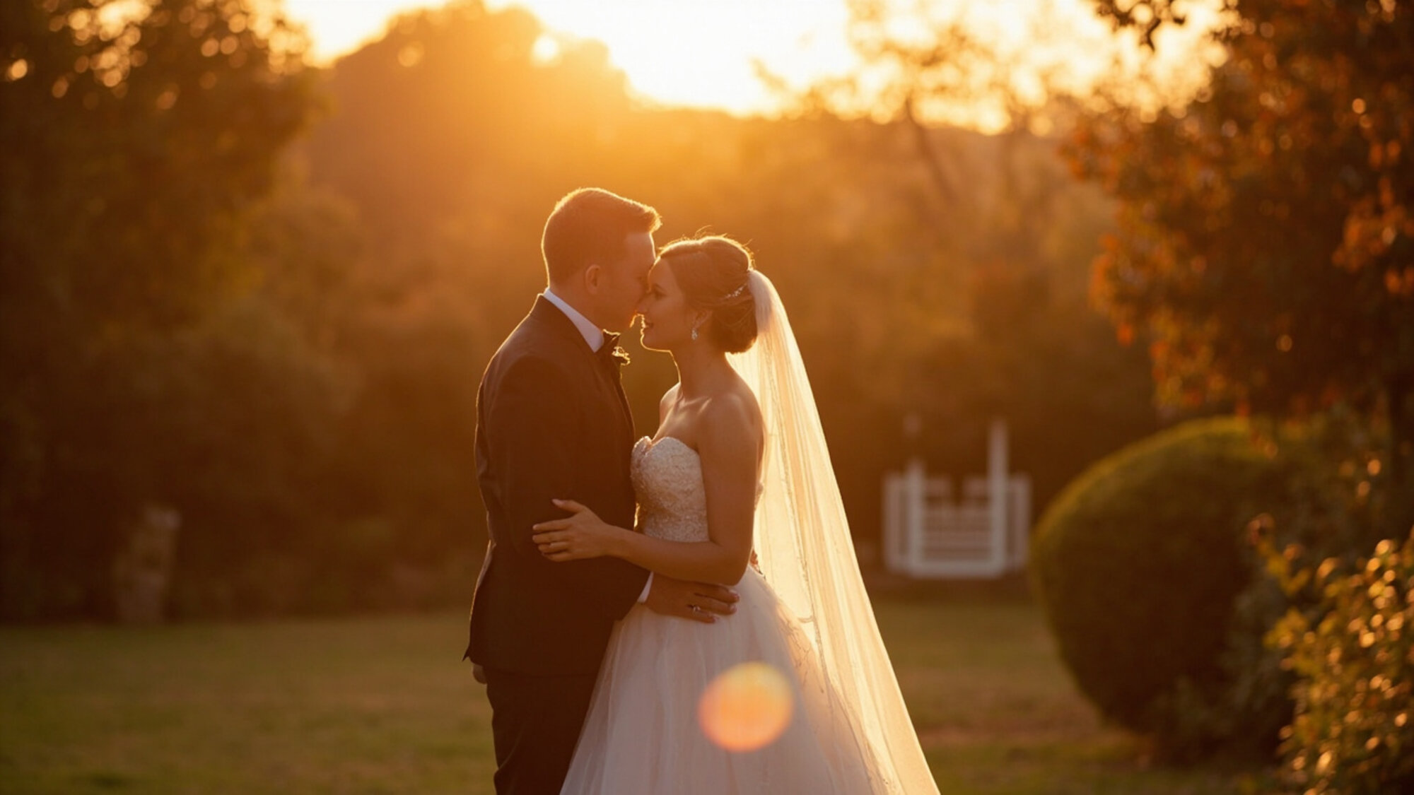 Couple at golden hour